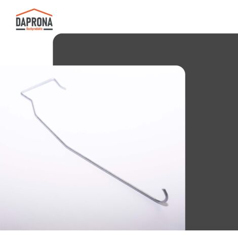 DAPRONA Pinces à tuiles tempête type J, 250 pièces, Pince à tuiles tempête pince à joint latéral -40mm
