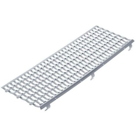 INEFA Grillage stop-feuilles Ø100-160mm, 100cm 1 pièce, Protection de gouttières contre les feuilles mortes: Gris
