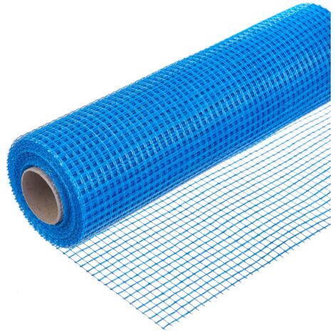 Tissu de renfort en fibre de verre 105 g/m² – Résistant aux intempéries et aux UV – Évite les fissures – 15m, lot de 3 rouleaux