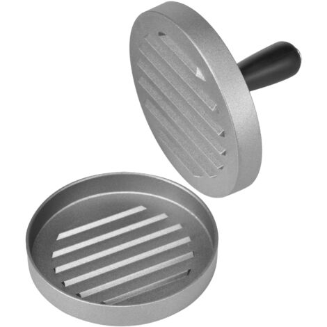 Jardinion Presse à hamburgers Burgermaker Alu Revêtement antiadhésif Accessoires pour barbecue (1/5)