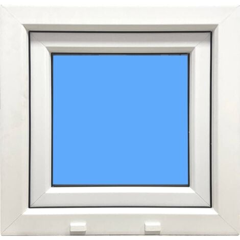 Ventana PVC 600X500 Blanca Oscilante Vidrio Mate