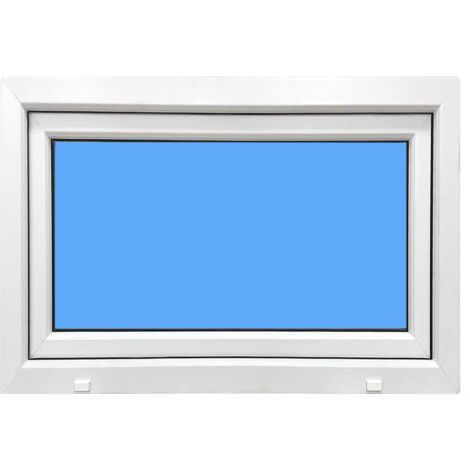 Ventana PVC 1000x800 Blanca Oscliante Vidrio Transparente