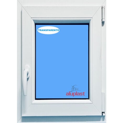 Ventana PVC 700x1000 Blanca Oscilobatiente Derecha Vidrio Transparente