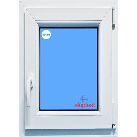 Ventana PVC 500x800 Blanca Oscilobatiente derecha Vidrio Mate