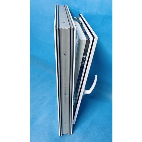 Ventana PVC 500x800 Blanca Oscilobatiente derecha Vidrio Mate