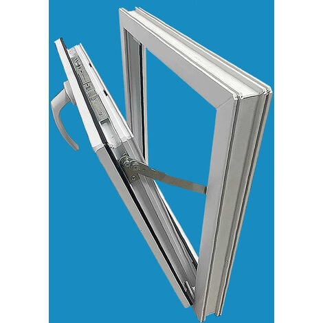 Ventana PVC 800X500 Blanca Oscilante Vidrio Transparente