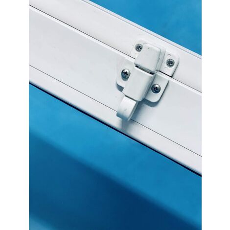 Ventana PVC 500X600 Blanca Atabible (Golpete) Vidrio Mate