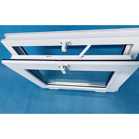 Ventana PVC 500X600 Blanca Atabible (Golpete) Vidrio Mate