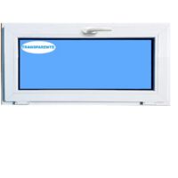 Ventana PVC 1000x500 Blanca Oscilante Vidrio Transparente