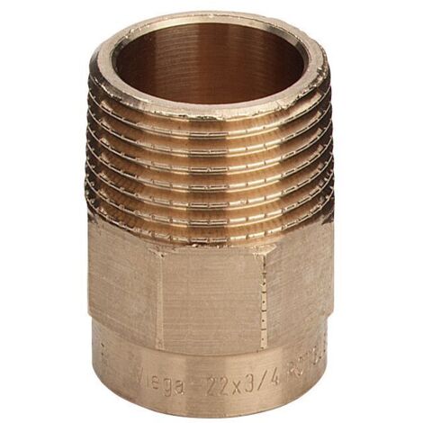 Viega Übergangsnippel 94243G in 8mm R1/4 Rotguss (1/2)