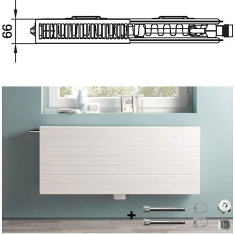 Kermi Therm X2 Line Vplus Ventilheizkörper Mittelanschluss Typ 12 ...