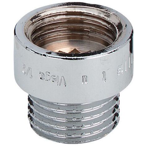 Viega Hahnverlängerung 3526 in G1/2 x 65mm Rotguss verchromt (1/2)