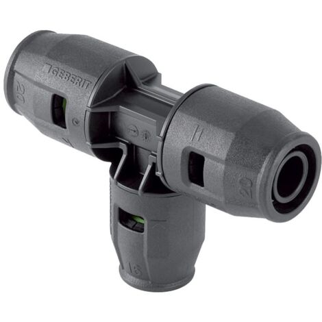 Geberit PushFit T-Stück reduziert, DN 20 / 15 / 15, dø 25 mm, 652.317.00.1 (1/5)