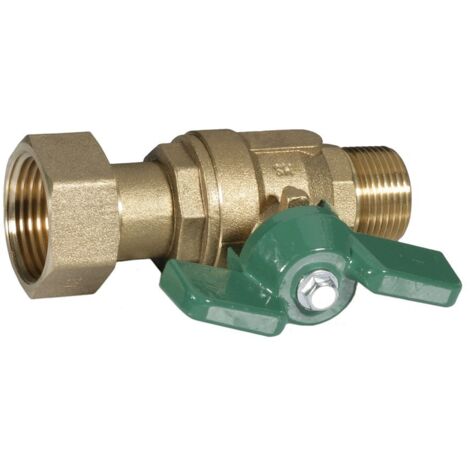 Resideo Absperr-Kugelhahn für Hauswasserstation HS10S, R 1"
