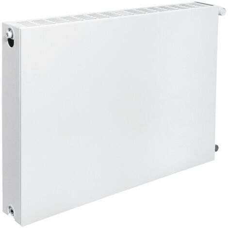 Brötje Flachheizkörper EuroPlan Kompakt Typ 22 KP 600x102x1000mm, glatte Front, Weiß, 1028W bei 70/40/20 Grad C