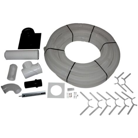 Wolf Anschluss-Set DN110/160 - C93x DN110 flexibel im Schacht, Abdeckung PP, 2652004 (1/2)