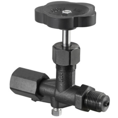 OVENTROP Manometerabsperrventil mit Spannmuffe und Zapfen, PN 400 DIN 16270-A-10 St, Stahl/Niro, ohne Prüfanschluss, 1116004 (1/3)