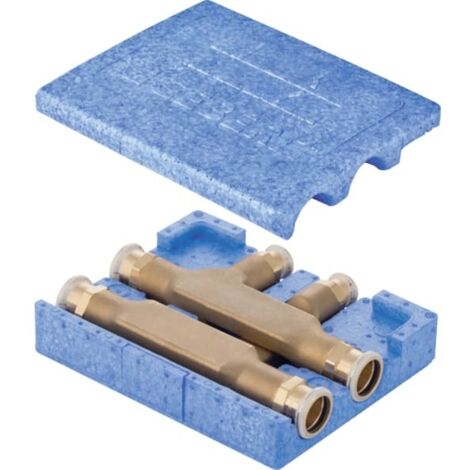 Geberit 63125 Mapress Kreuzungs-T-Stück mit Dämmbox (1/5)