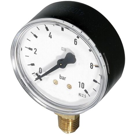 Resideo Manometer M39M G 1/4", 63mm, unten, Teilung 0-16 bar