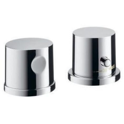 hansgrohe AXOR Uno 2-Loch Wannenrandarmatur, Thermostat, 2
