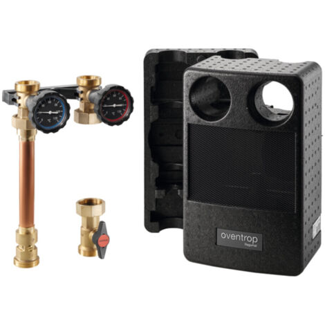 OVENTROP Ungemischte Heizkreisstation Regumat S-180 kurze Bauform DN 25, ohne Pumpe, 1357020 (1/2)