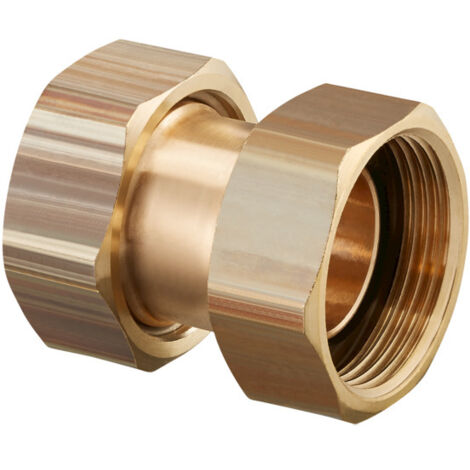 OVENTROP Doppelverschraubung beidseitig G 1 1/4 ÜM, 38 mm, Rotguss, 4200285 (1/2)