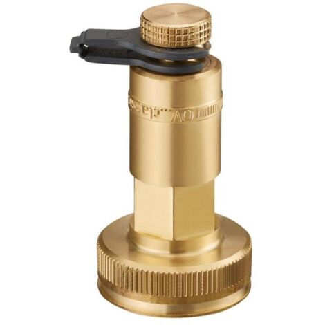 OVENTROP Messadapter mit Classic Messtechnik und Innengewinde G 3/4, zum Anschluss an Entleer- und Füllwerkzeuge und an KFE-Hähne, 1060298 (1/4)