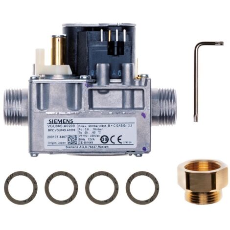 Brötje Gasventil VGU 86S inklusive Adapter auf VGU 86