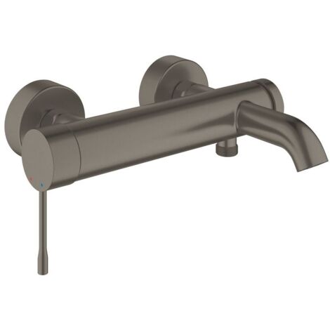 Grohe Wannen-Einhebelmischer Essence 1/2", Wd-mont., hard graphite gebürstet