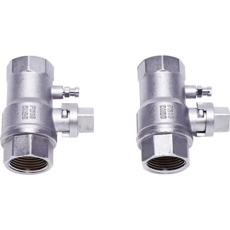 Bosch Installationszubehör Nr. 763/1 Wartungshähne-Set R 1, Durchgangsform, 7738112225