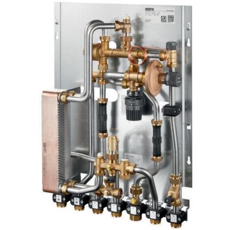 OVENTROP Wohnungsstation Regudis W-HTU Leistungsbereich 2, 15 l/min., Wärmeübertager kupfergelötet, 1341031 (1/4)