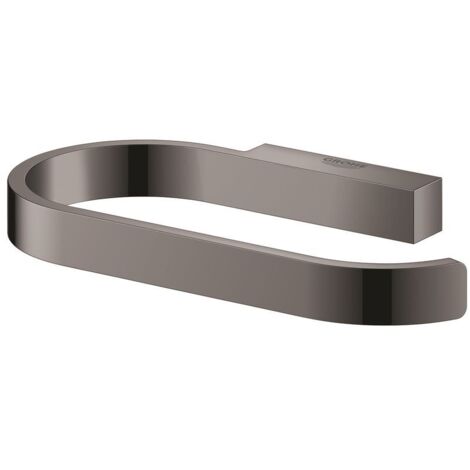 Grohe Selection WC-Papierhalter, Toilettenpapierhalter, ohne Deckel, Hard Graphite, Wandmontage (1/5)