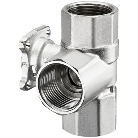 OVENTROP Rückschichtkugelhahn DN 32, Rp 11/4, kvs 15,00, PN 16, Messing, 1381192 (1/2)