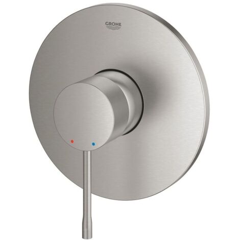 Grohe Fertigmontageset Essence supersteel, für Brause-Einhandmischer