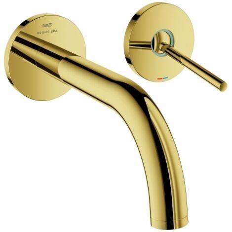 GROHE 2-L-WT-Wandbatterie Atrio 29410 FMS Ausladung 185mm cool sunrise, 29410GL0 (1/4)