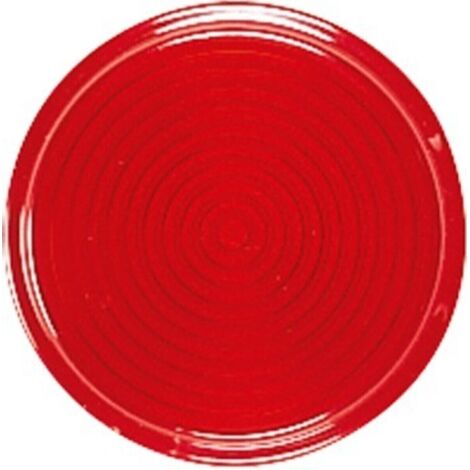 Jung Schraubhaube flach, für Leuchtmittel mit max. 35 mm Gesamtlänge, Thermoplast, rot 37.05