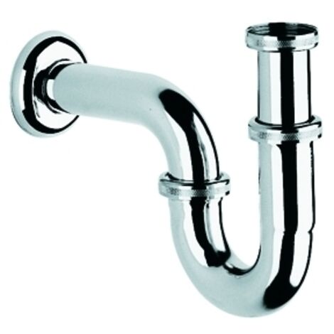 Siphon für Waschtisch verchromt – Wandanschluss – GROHE StarLight Oberfläche – 28947000 (1/3)