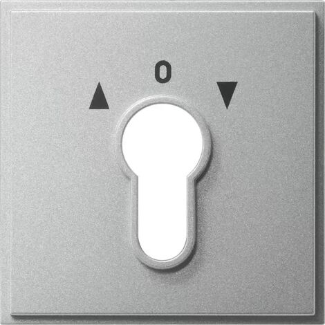 Gira Abd. Schlüsselschalter/-taster Gira TX44 (WG UP) F Alu [066465], 0664 65 (1/2)
