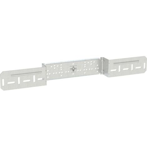 Geberit FlowFit Montageplatte abgesetzt, zweifach, Anschlussdistanz 10 cm oder 15.3 cm, 650.732.00.2 (1/5)
