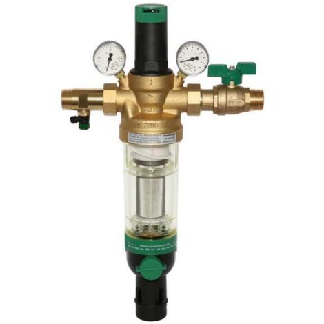 Honeywell Hauswasserstation HS10S DN 25 Rückspülfilter 1'' AA mit Absperrkugelhahn