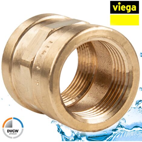 Viega Muffe 3270 in Rp3 x Rp3 Rotguss