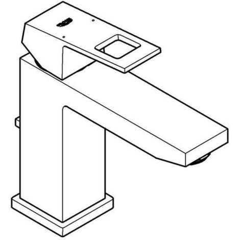 GROHE EH-Waschtischbatterie Eurocube 23445 mittelhoch hard graphite gebürstet, 23445AL0 (1/5)