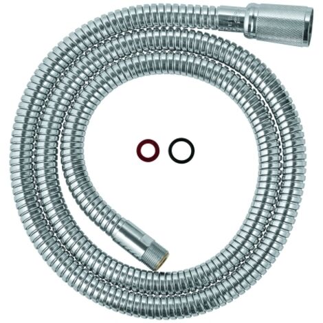 Grohe Metallbrauseschlauch 1/2"xM15x1 1250mm, Chrom