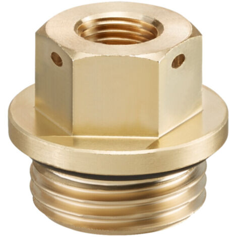 OVENTROP Stopfen für Regudis W-HTF, für Temperaturfühler, G 1/2 AG x M 10 x 1,0 IG, D 5,6, 1349051 (1/2)
