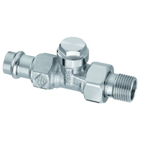 HEIMEIER Verschraubung Regulux, DN 15 Durchgang, Viega Pressanschluss 15 mm, 0342-15.000 (1/3)