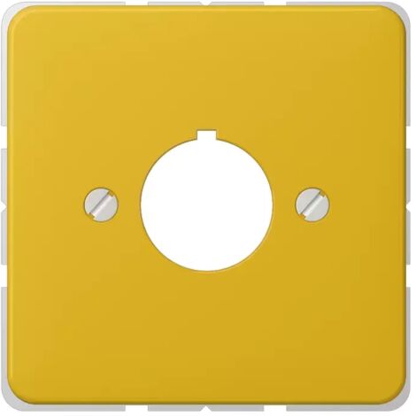 Jung Abdeckung für Befehlsgeräte mit 22,5 mm Ø 1fach, Duroplast, Serie CD, gelb 564 GE (1/2)