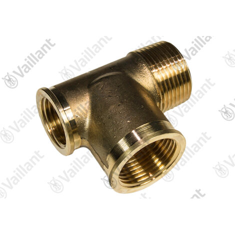 VAILLANT T-Stück, K.F.E.-Hahn/Speicher VSC 126+196/2-C 140/150 u.w. Vaillant-Nr. , 129257