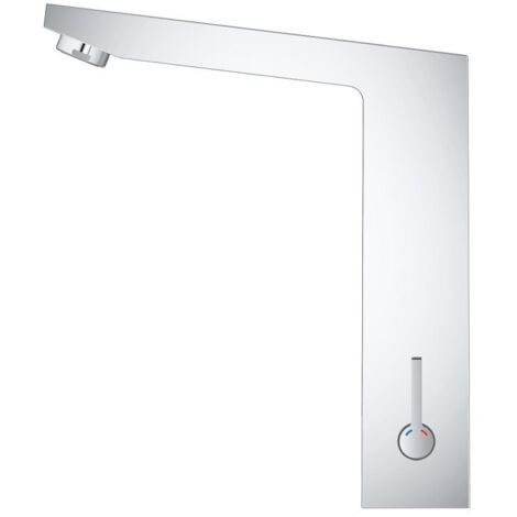 Grohe Eurocube E - Infrarot-Elektronik für Waschtischarmatur mit Mischung, mit einstellbarem Temperaturregler, verchromt 36441000