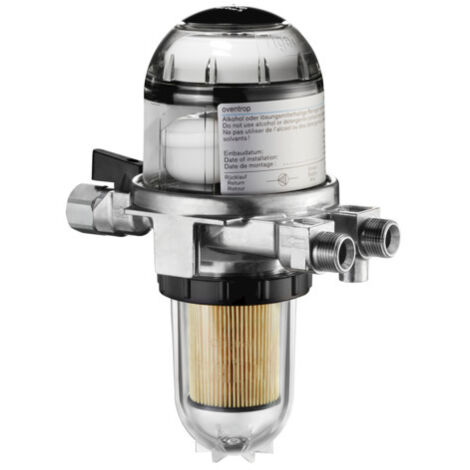 Oventrop TOC-Duo-3 Ölfilter Entlüfter G 3/8" Innengewinde x G 3/8" Außengewinde Opticlean 5-20um ohne Manometer