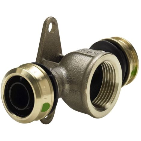 Viega Raxofix-Wandscheiben-T-Stück, d1 20, Rp 3/4, d2 20 Siliziumbronze Modell 5325.8, 647711 (1/2)